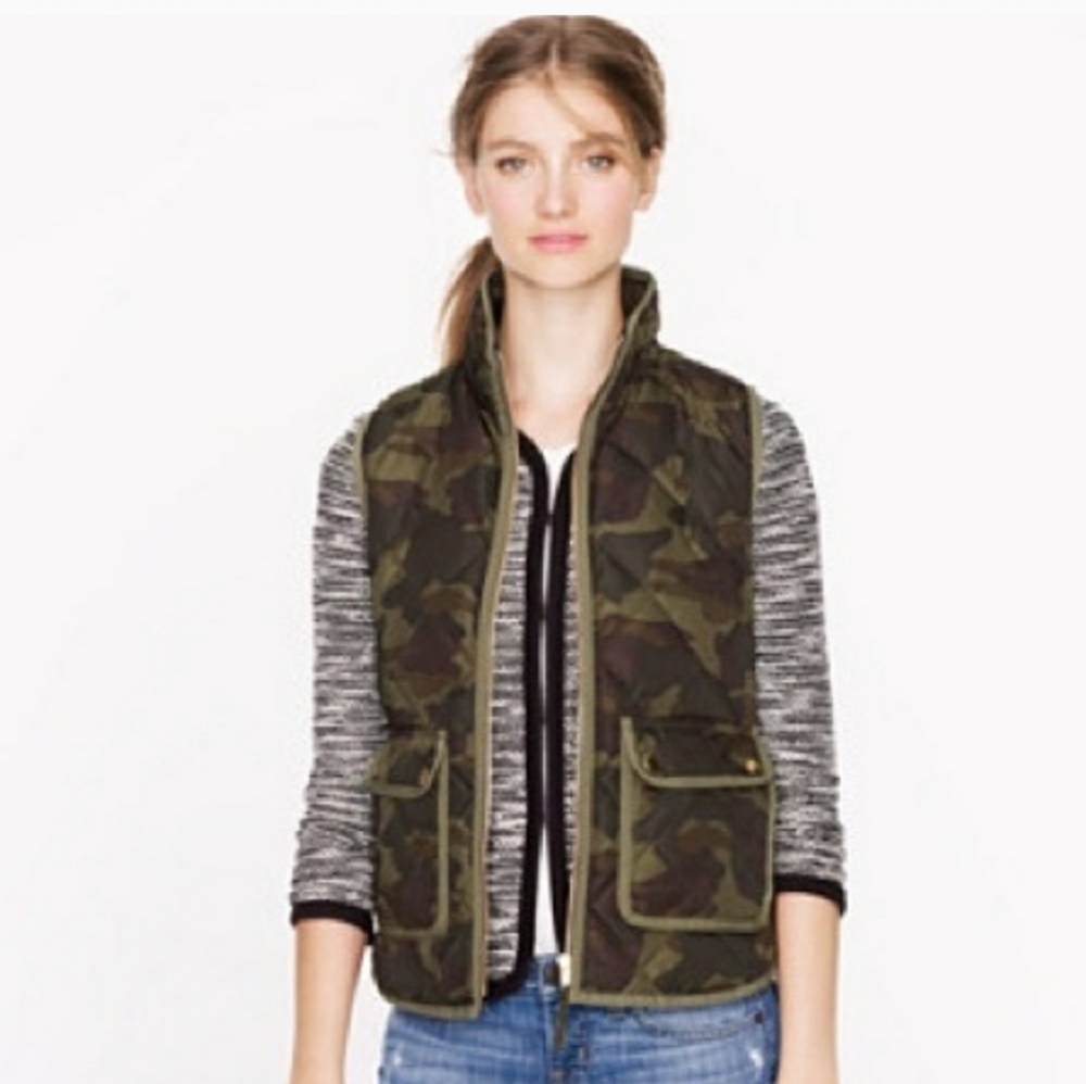 J. Crew Camo Excursion Vest